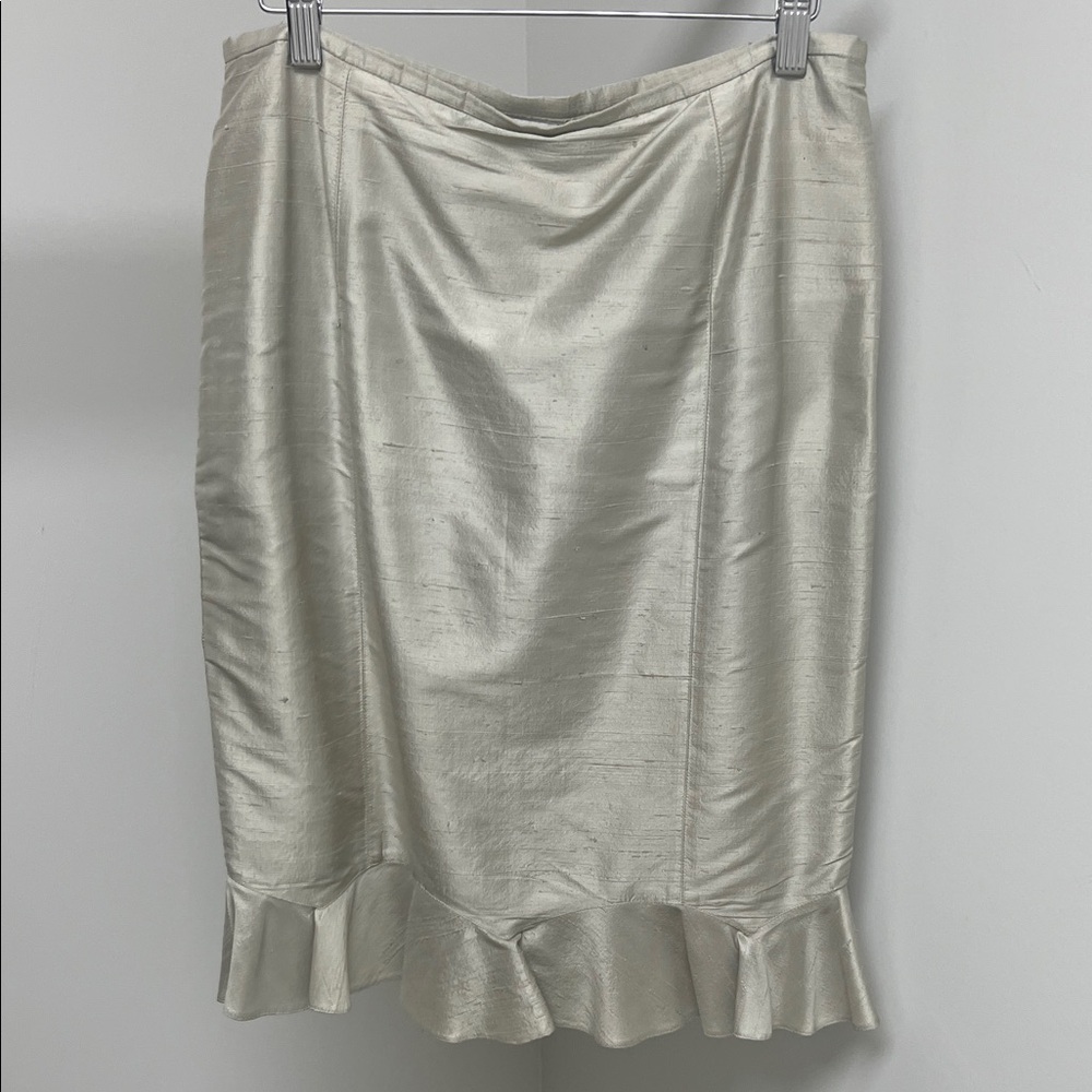 Armani Collezioni Silk Pencil Skirt